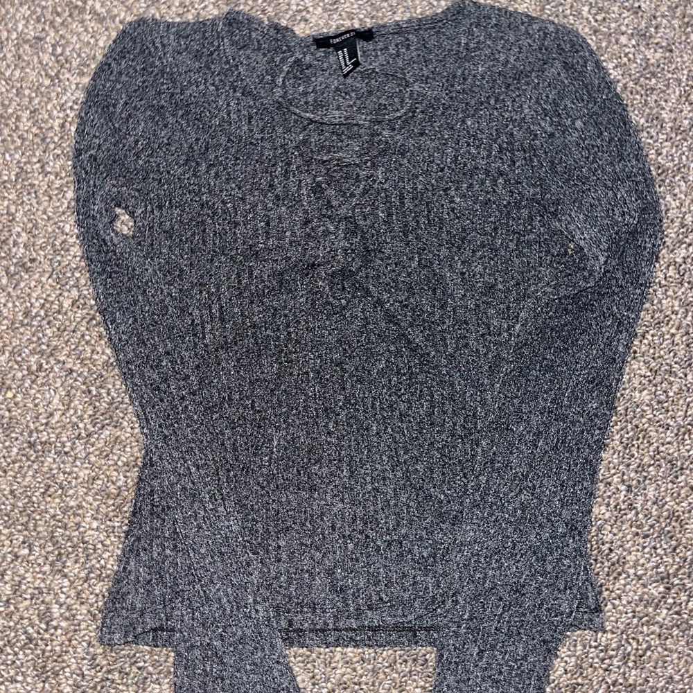 Forever 21 Cropped Long Sleeve